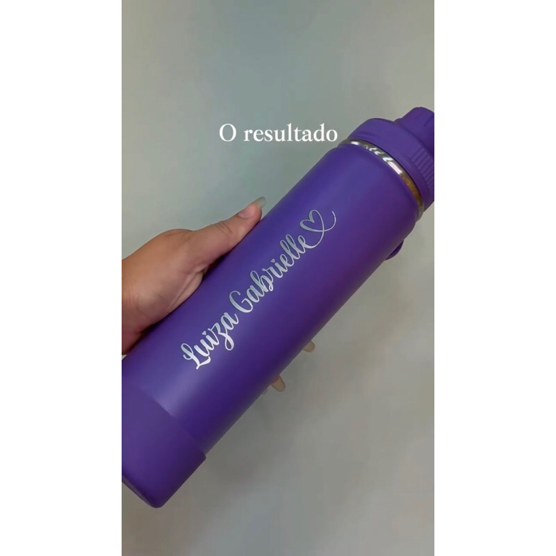 Garrafa Térmica Peraonalizada Com Seu Nome