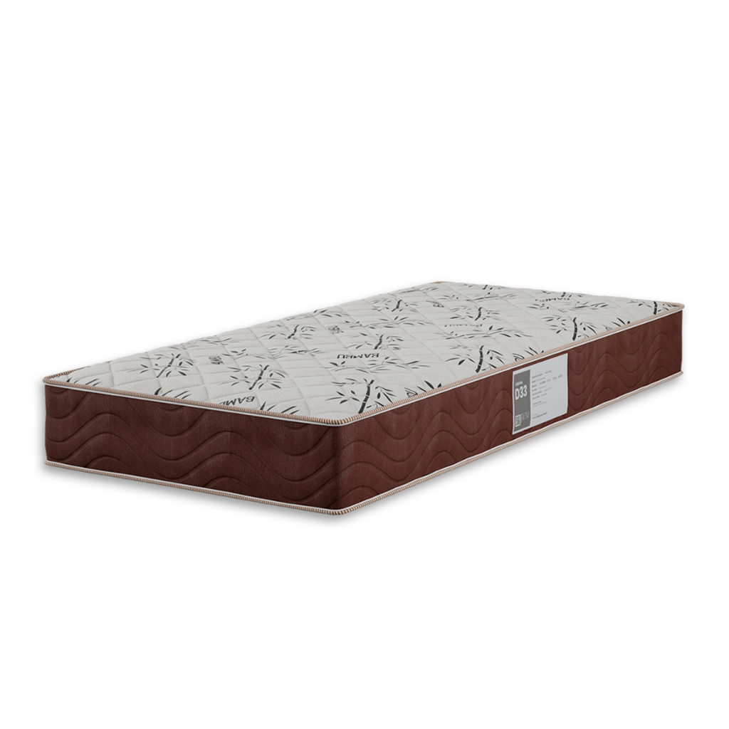 Colchão Solteiro D33 One Face - Suede Marrom