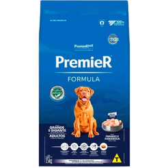 Ração Premier Fórmula Cães Adultos Raças Grandes Sabor Frango 15 kg