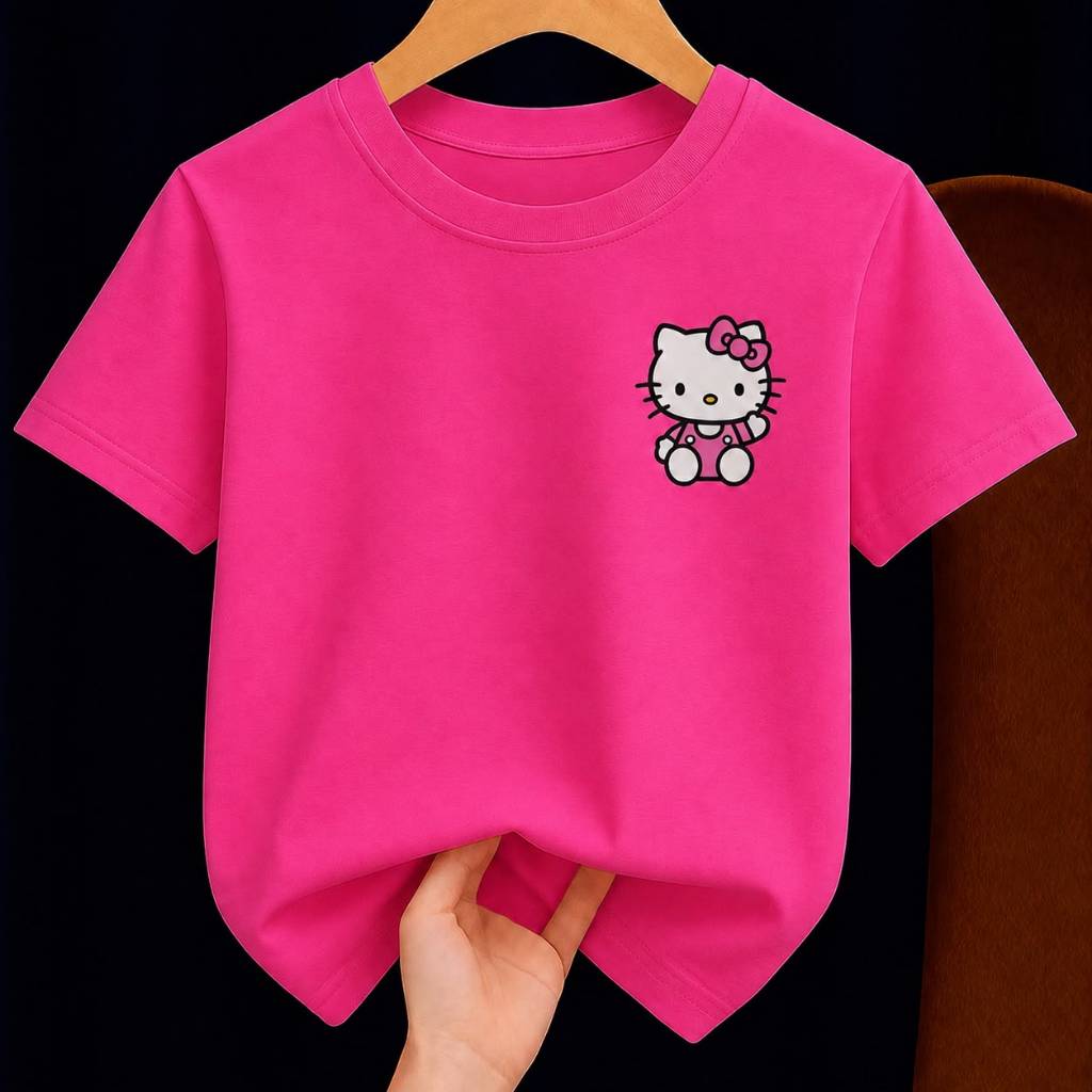 Camiseta Infantil Menino Menina Fio 30.1 Algodão Premium Básica Confortável Leve Macia Estampada Moda Infantil