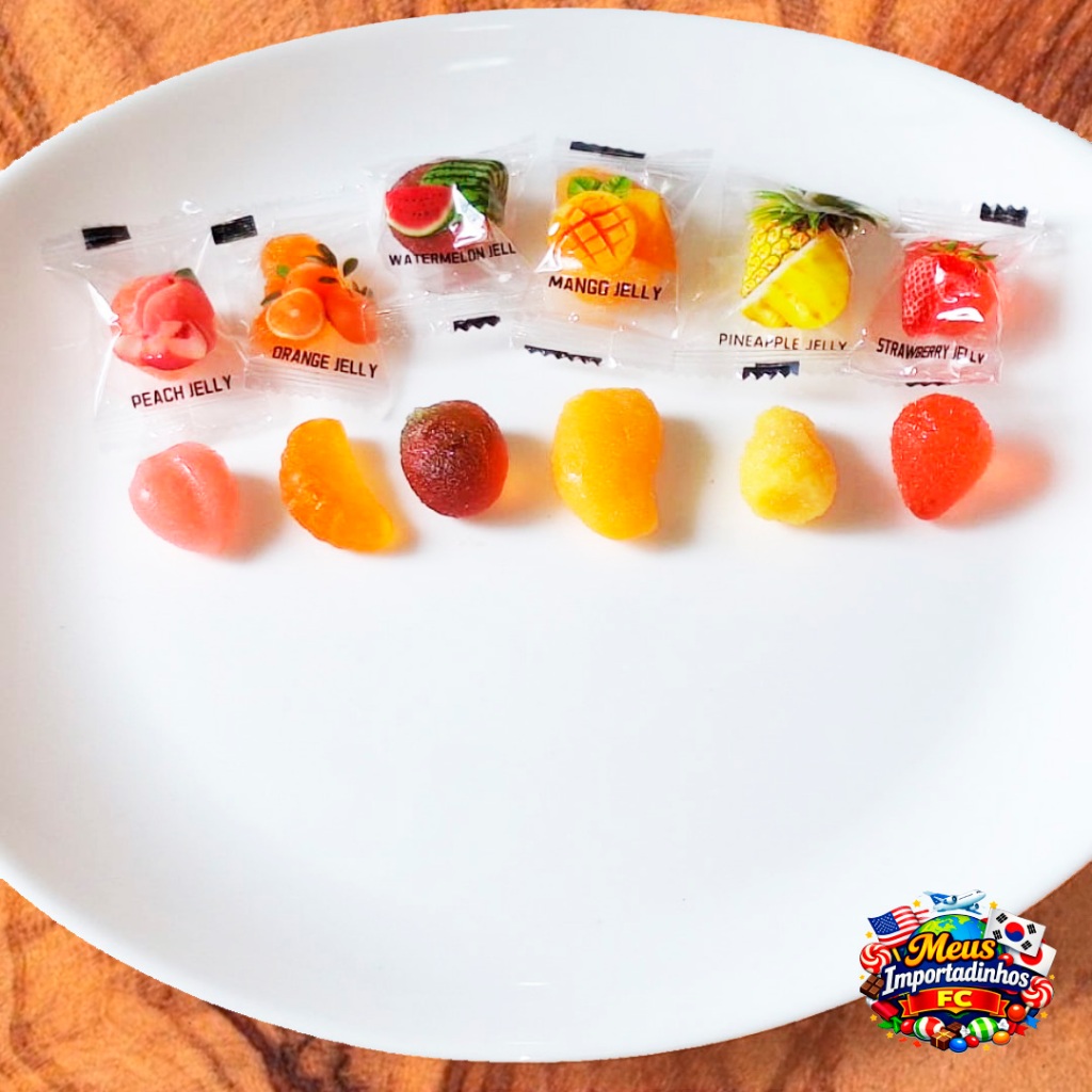 Mini Bala Gummy de Pectina de Algas Fruit Jelly 43% Suco da Fruta - Kit com 30 Balas - Importado - Produto Hallal — imagem 2 de 2