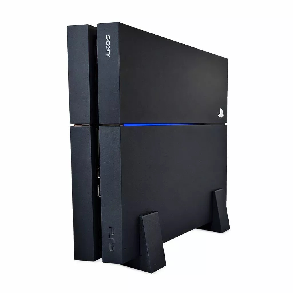 Suporte Vertical PS4 FAT e Ps4 SLIM Base Estável Console Playstation 4 Organização Gamer Play4