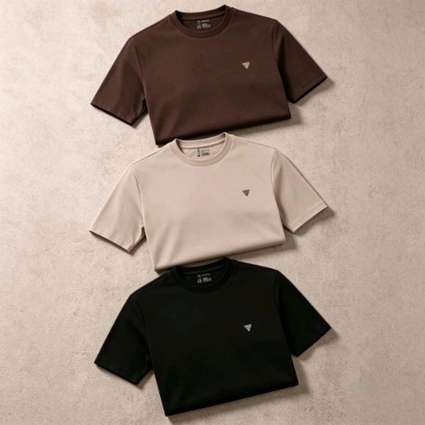 Kit 3 Camisetas Masculinas Básicas Camisa100% Algodão Premium Streetwear Várias Cores