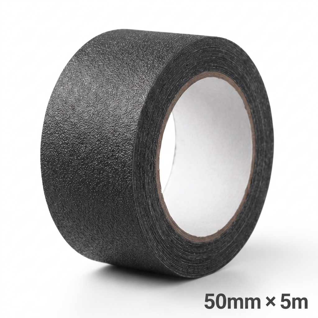 Fita Antiderrapante 50mm×5m Escada Segura Resiste a Chuva, Sol e Tráfego Intenso