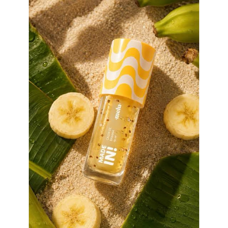 Lip Oil Labial Gloss Melu Made In Calda de Banana Hidratante Brilho Labial