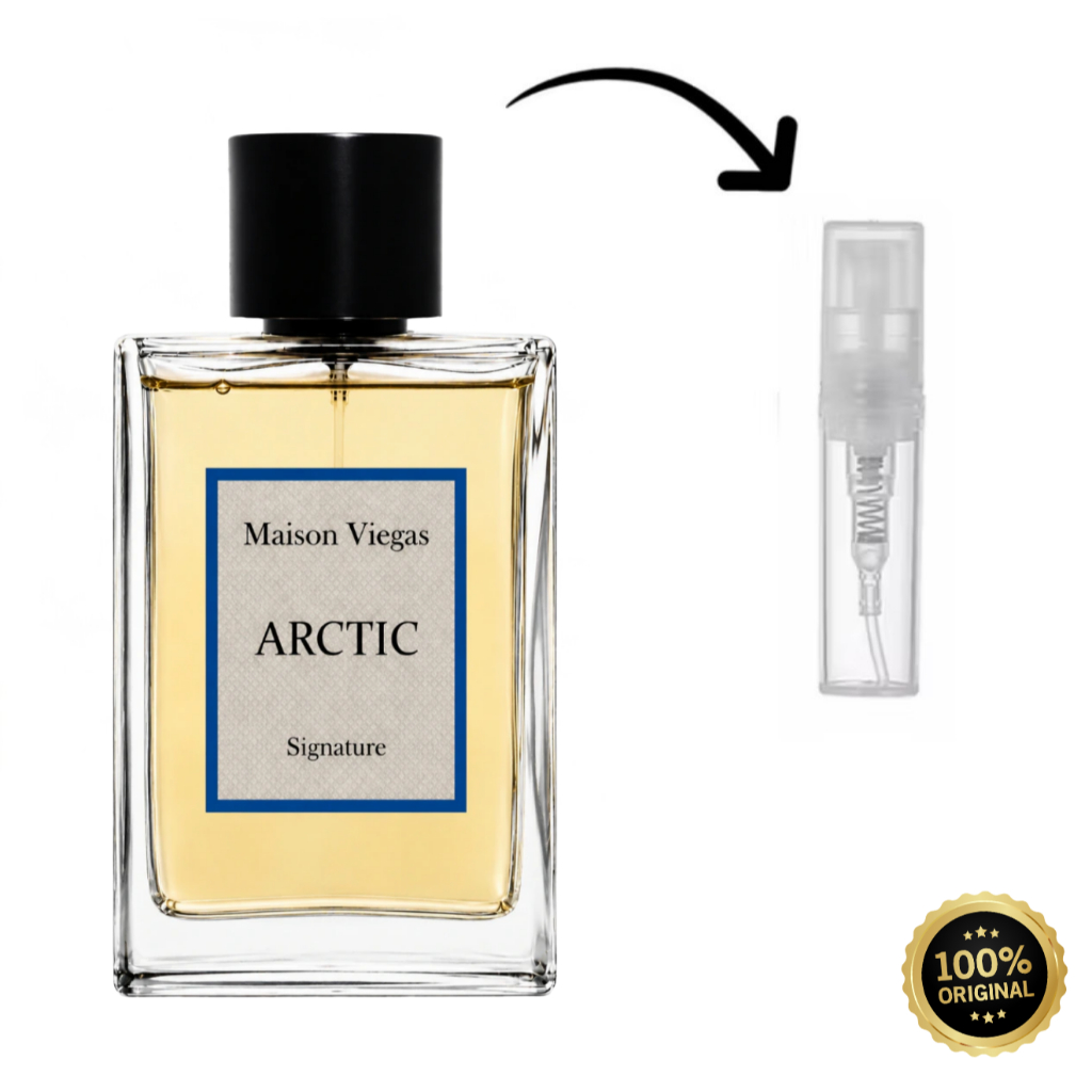 PERFUME ARCTIC - MAISON VIEGAS - MASCULINO - FRESCO DIURNO MARCANTE