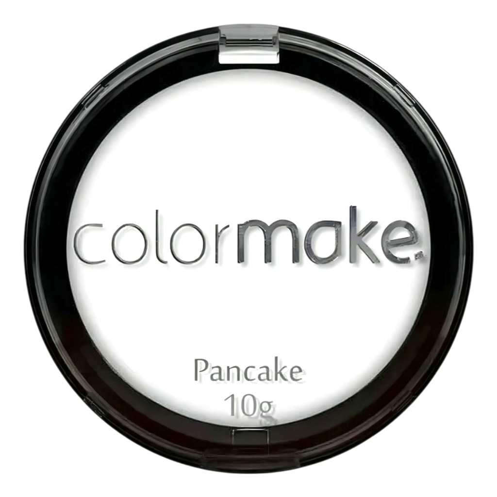 Kit Pancake Colormake 10g Resultado Instantâneo Pele Lisa Natural Cobertura Alta Efeito Base para selar