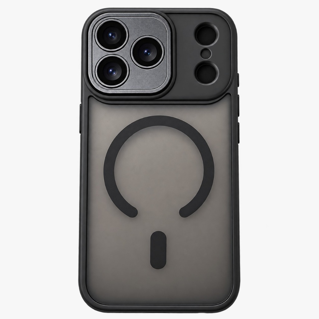 Capinha Capa Para IPhone 17 pro max 18 pro max Fosca Magnética Magsafe Anel Transparente Case Protetora Anti Peli Came