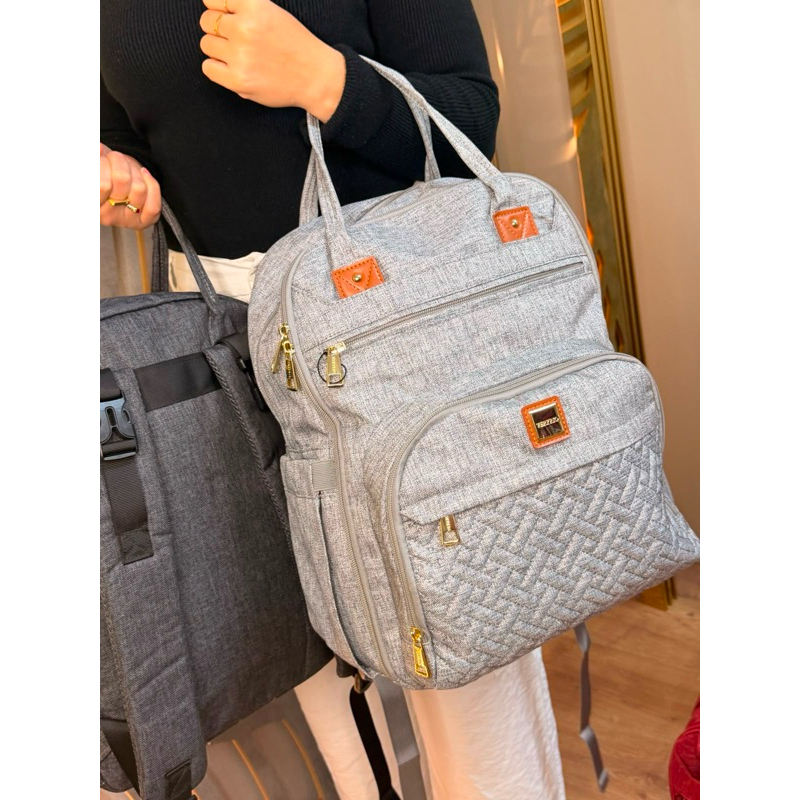 Bolsa Mochila Bebe Maternidade Veryrio Diversos Compartimentos BABY Reforçada Com Trocador