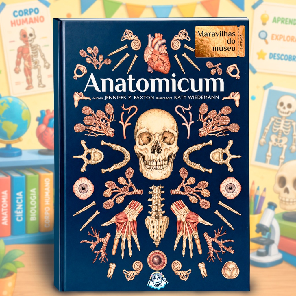 Livro Gigante Anatomia e Fisiologia Humana Para Estudantes Colecionável - Anatomicum