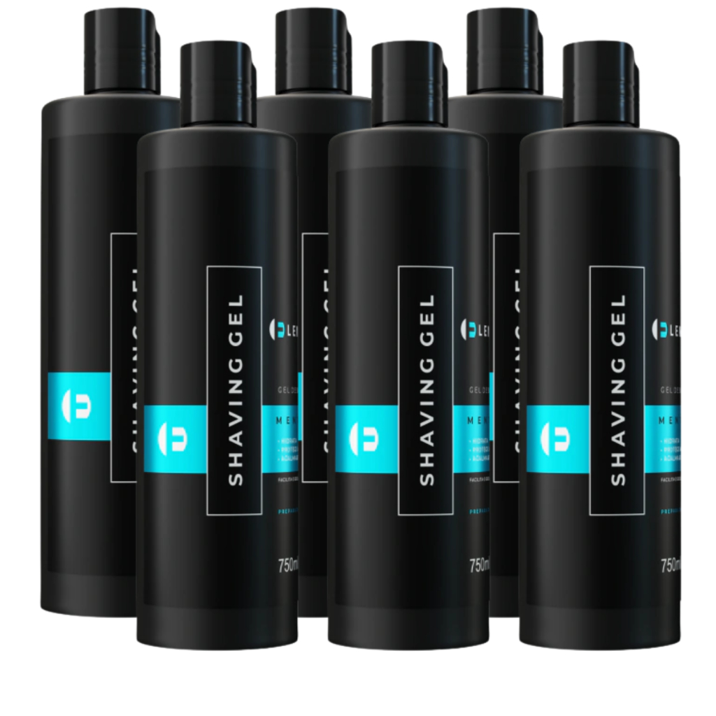 Shaving Gel de Barbear Element Menthol- Caixa com 6 Unidades de 750ml Cada