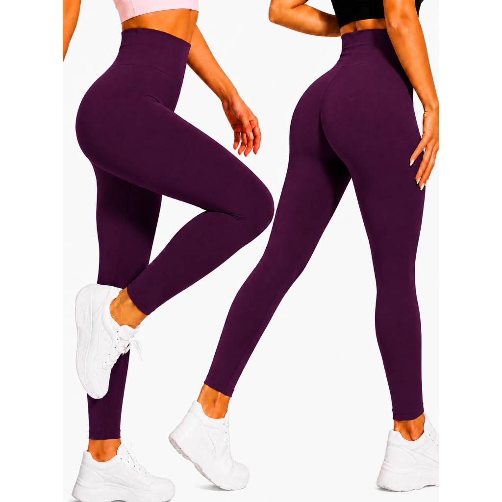 Calça Legging Cintura Alta Modeladora Esportiva Feminina Poliamida Zero Transparencia