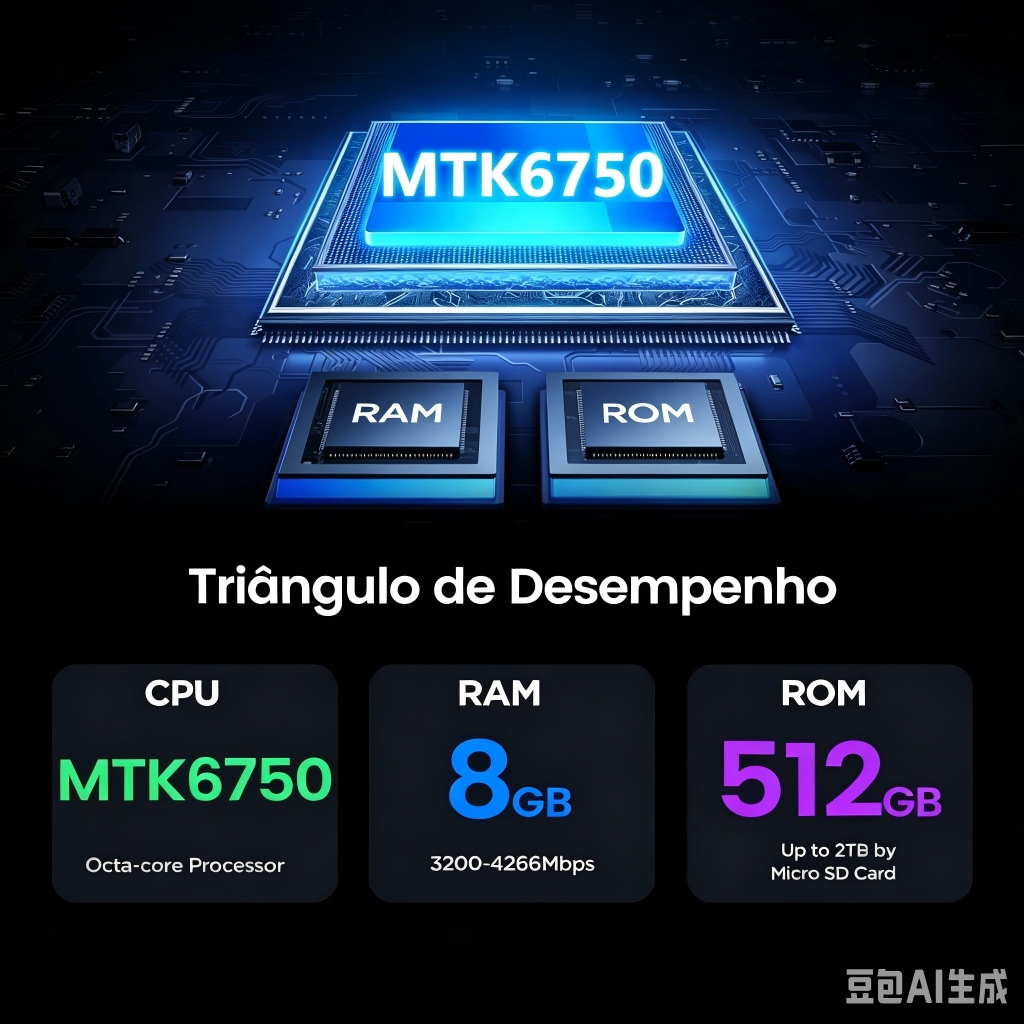 Tablet BE TAB 17 10.1 Android 15 8000mah Wifi com chip, Teclado+Mouse 8GB+512GB Câmera Bluetooth · foto 2