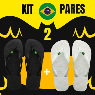 Chinelo Bandeira do Brasil Premium Unissex 100% Borracha SBR Confortável Resistente Durável Leve Macio