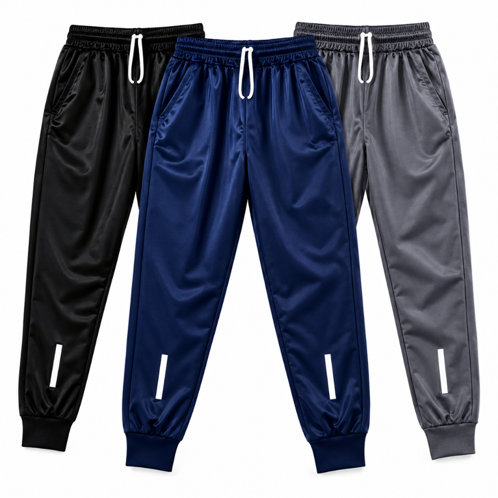 Kit 3 Calças Jogger Masculina Juvenil Flanelada Forrada Inverno Menino 8 ao 16 Anos Moletom Quentinha