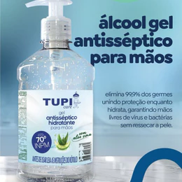 Álcool em Gel Hidratante 70° INPM Tupi Care – 440g
