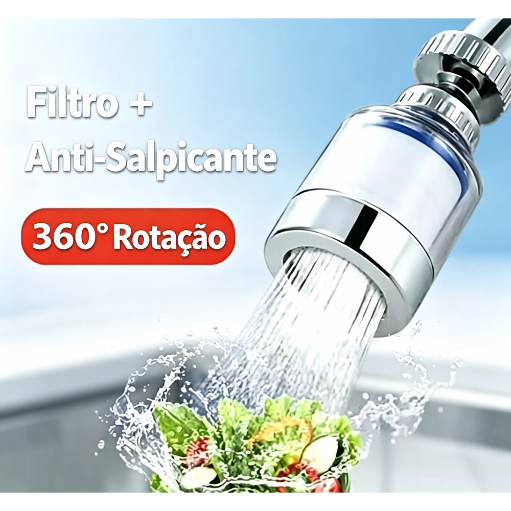 Novo Filtro De Água Da Torneira Remover Cloro Metais Pesados Chuveiros Filtrados Cabeça