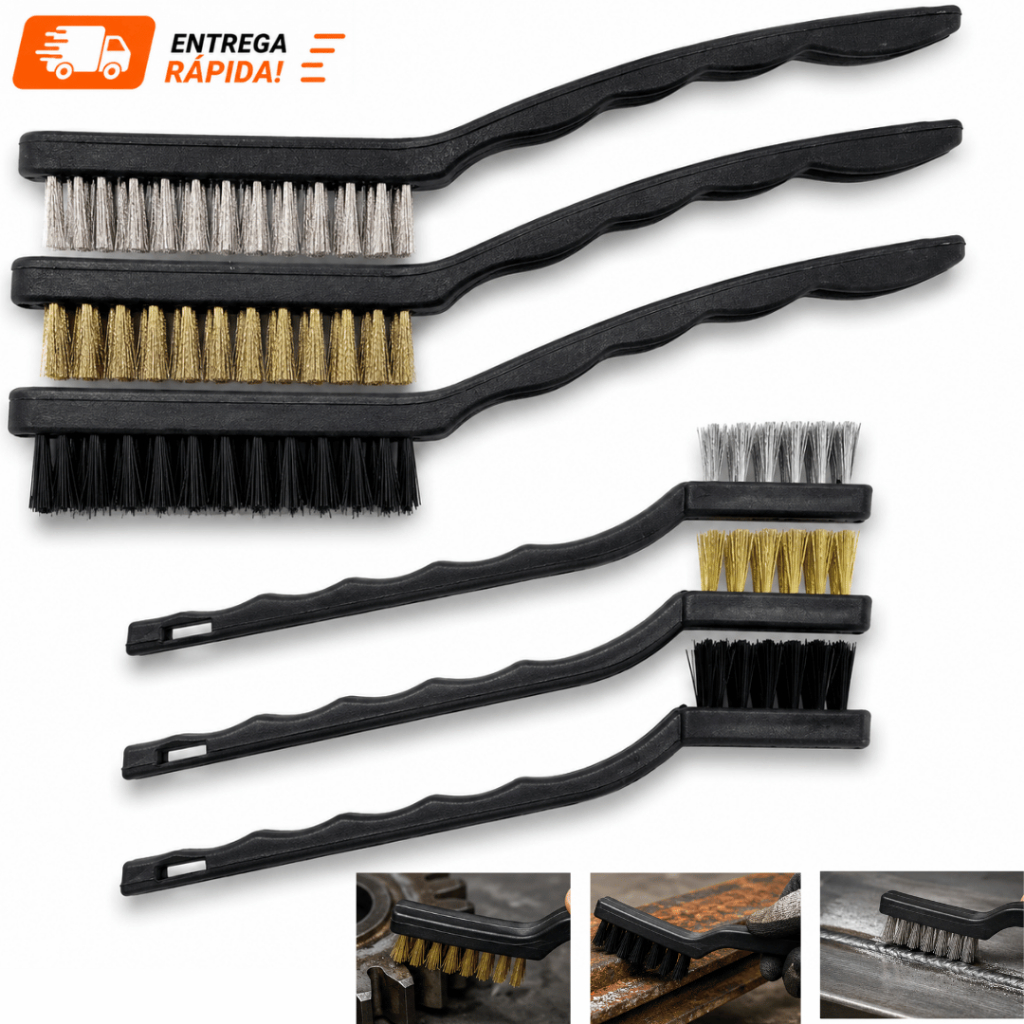 Super Escovas Para Limpeza em Aço Carbono Latão e Nylon  forno grelha fogão Aço Latão Grande Pequena Raspador Grelha