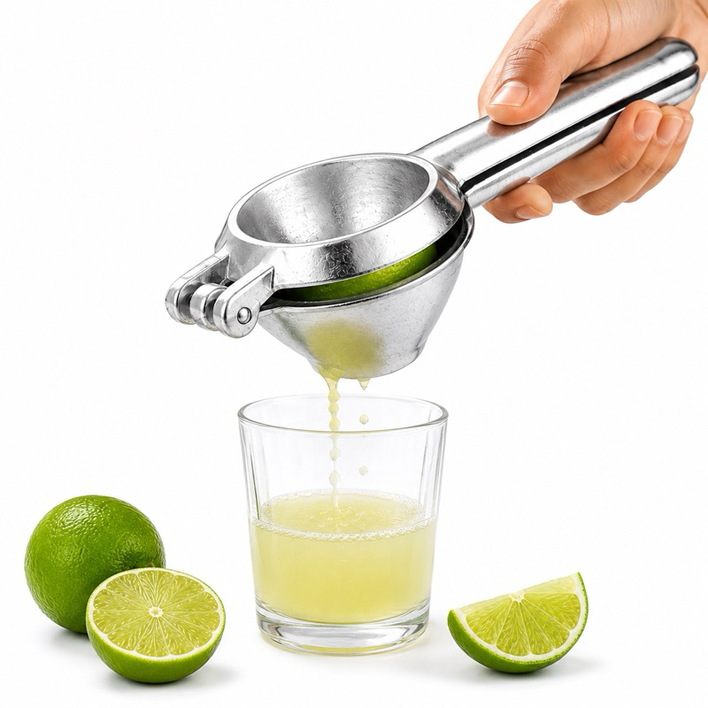 Espremedor de Limão Manual Alumínio Fundido Reforçado para Frutas Suco Cozinha casa