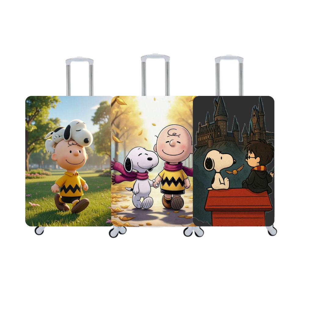 CAPA DE MALA SNOOPY 2 – PROTEÇÃO, ESTILO E PRATICIDADE PARA SUA VIAGEM