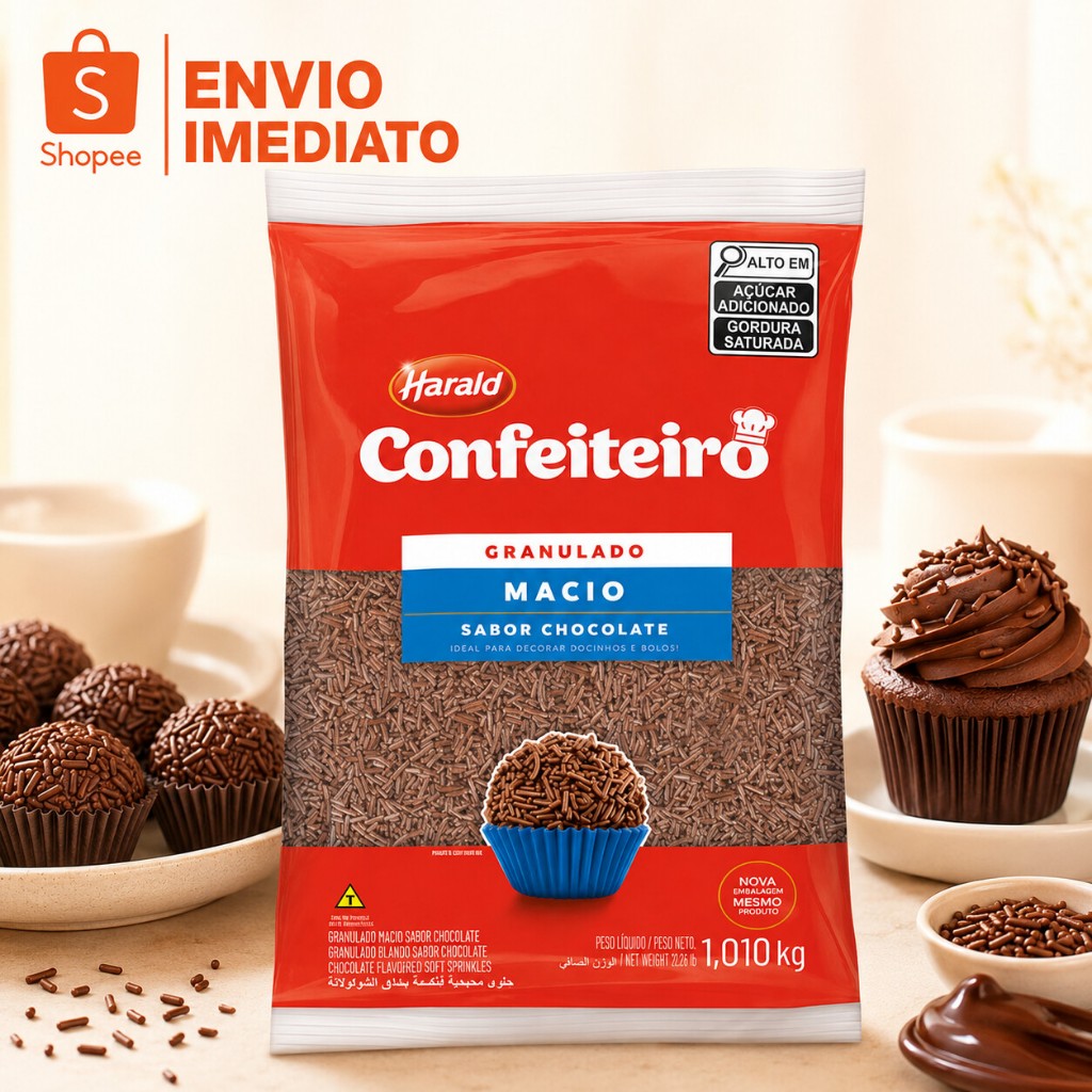 GRANULADO Confeiteiro Macio 1.010kg 104375 HARALD