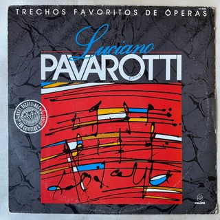 DISCO DE VINIL LP - LUCIANO PAVAROTTI – TRECHOS FAVORITOS DE ÓPERAS (1992)