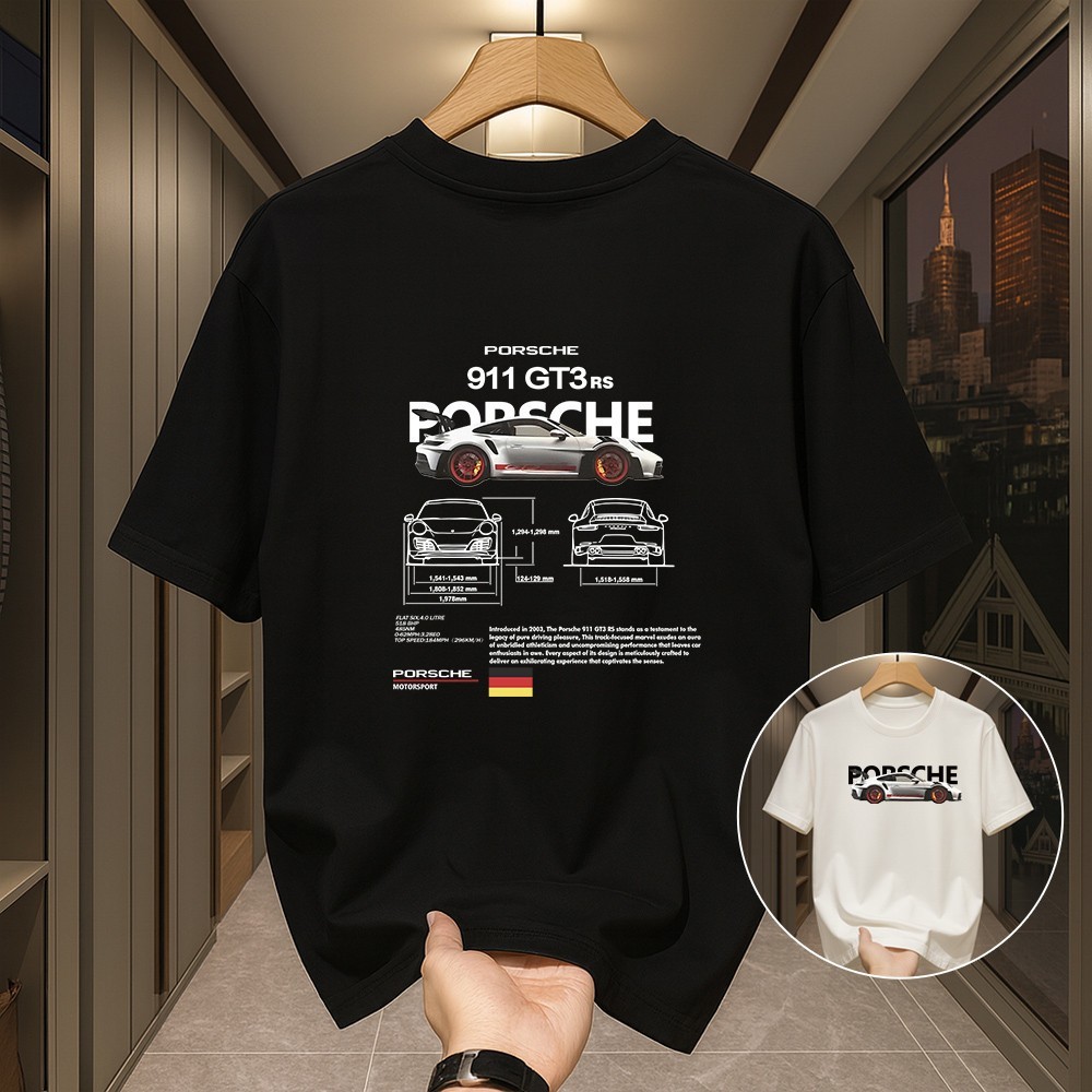 Camiseta Oversized 100% Algodão Unissex  Estampa Streetwear Moderna, Casual para Dia a Dia Respirável C1299