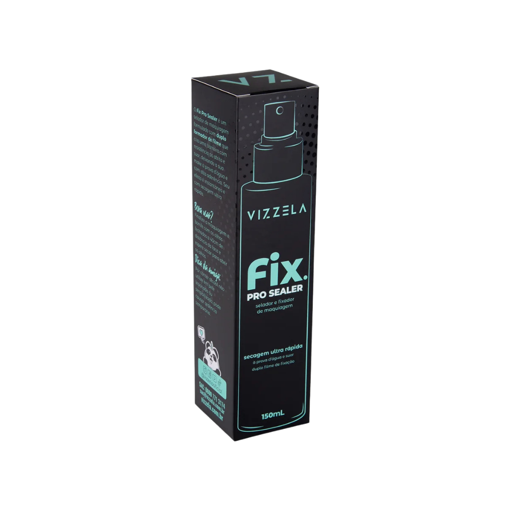 Fix Pro Sealer Fixador De Maquiagem E Selador Para Aumentar A Durabilidade Da Make Vizzela · foto 2