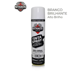 TINTA SPRAY BRANCO BRILHANTE OTIMO ACABAMENTO / SECAGEM RAPIDA / ALTA COBERTURA