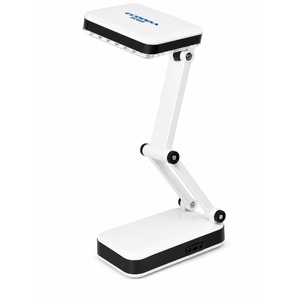 Luminária de Mesa Articulável 24 LEDs Recarregável Bivolt ECOODA EC666