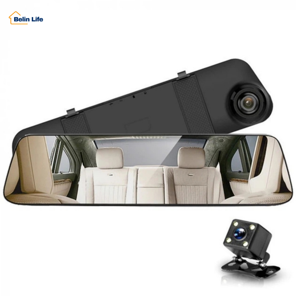 Retrovisor Filmador Veicular ACV-235 Full HD 1080P Câmera Frontal e Ré 170° Aitek