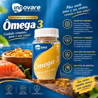 Ômega 3 1400mg 60 Cápsulas · Ômega-3 · Suplemento Alimentar Innovare