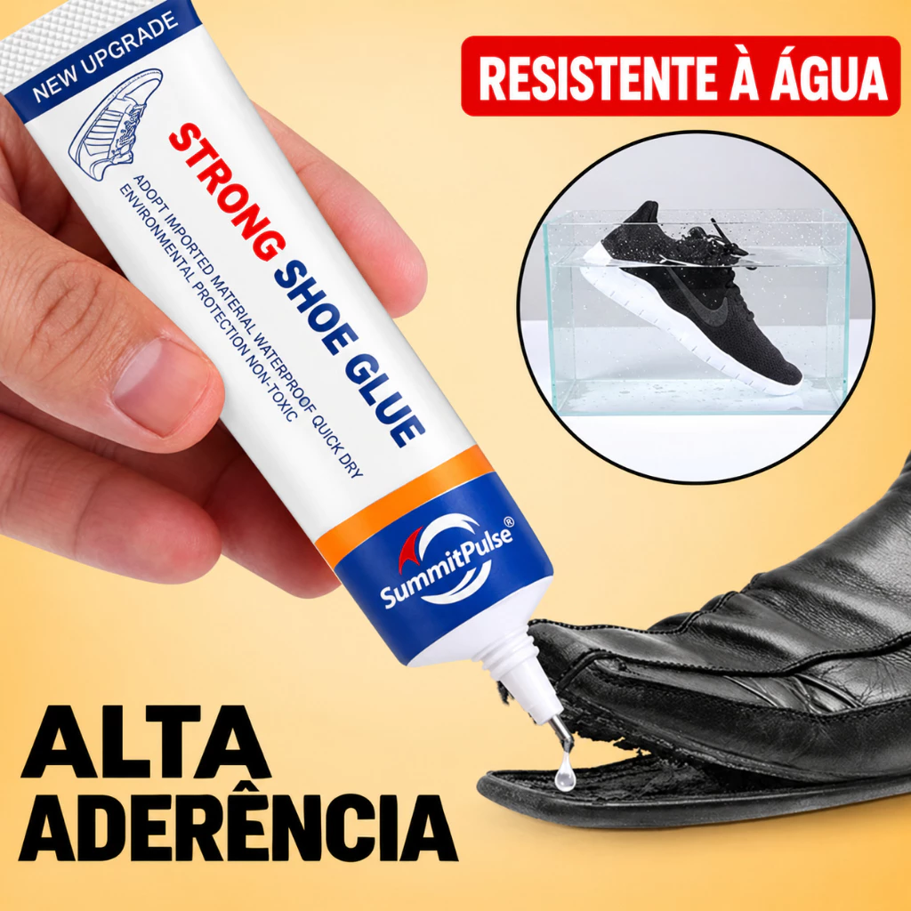 Cola para Sapato e Tênis 60ML Adesivo Forte Flexível Impermeável para Reparo de Sola, Couro, Borracha e PVC 60ML — imagem 1