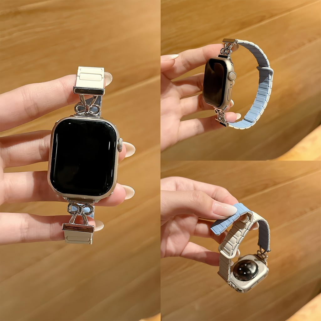 Pulseira de relógio atualizada faz você parecer mais compatível Apple Watch Series 12-11-10-SE-Ultra 49mm 42/45/46mm