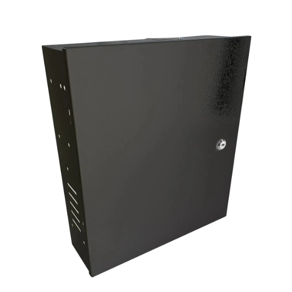 Caixa Rack Vertical CFTV DVR Metálica com Chave Segurança Eletrônica.