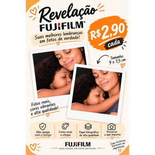 Revelação de Fotos Fujifilm Polaroid 9x7,5cm – Foto Impressa de Alta Qualidade