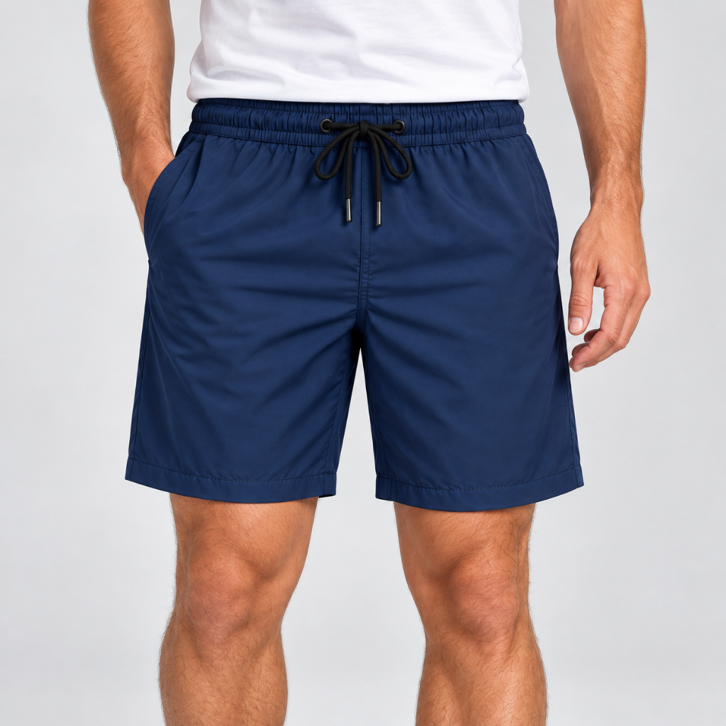 Bermuda Masculina Tactel com Elastano Secagem Rápida Praia Piscina com Bolsos