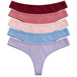 Kit 7 ou 10 Calcinhas Fio Dental de Algodão Feminina Conforto e Sensualidade para o Dia a Dia