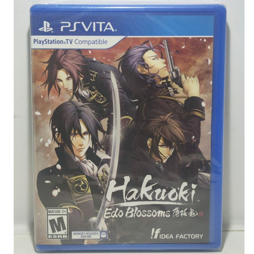 hakuoki edo blossoms ps vita jogo lacrado novo psvita