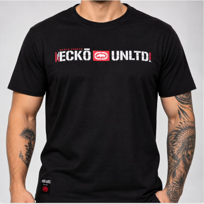 Camiseta Ecko Unltd Masculina Algodão Estampada Streetwear Manga Curta