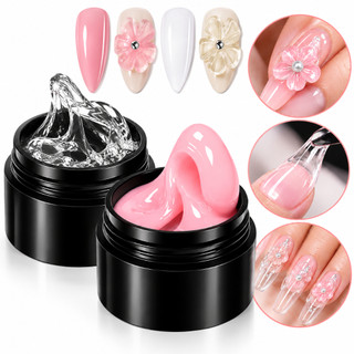 Gel Construtor Sólido para Unhas Molde F1 Alongamento Modelagem 3D Nail Art