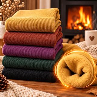 Kit 6 Meia Térmica Forrada Grossa Quente Inverno Frio Fofinha Peluciada