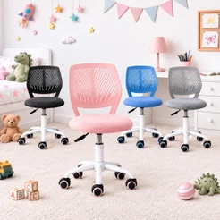 Cadeira Infantil Kids Giratória Estudos Teen Tela Mesh Moderna prime.office