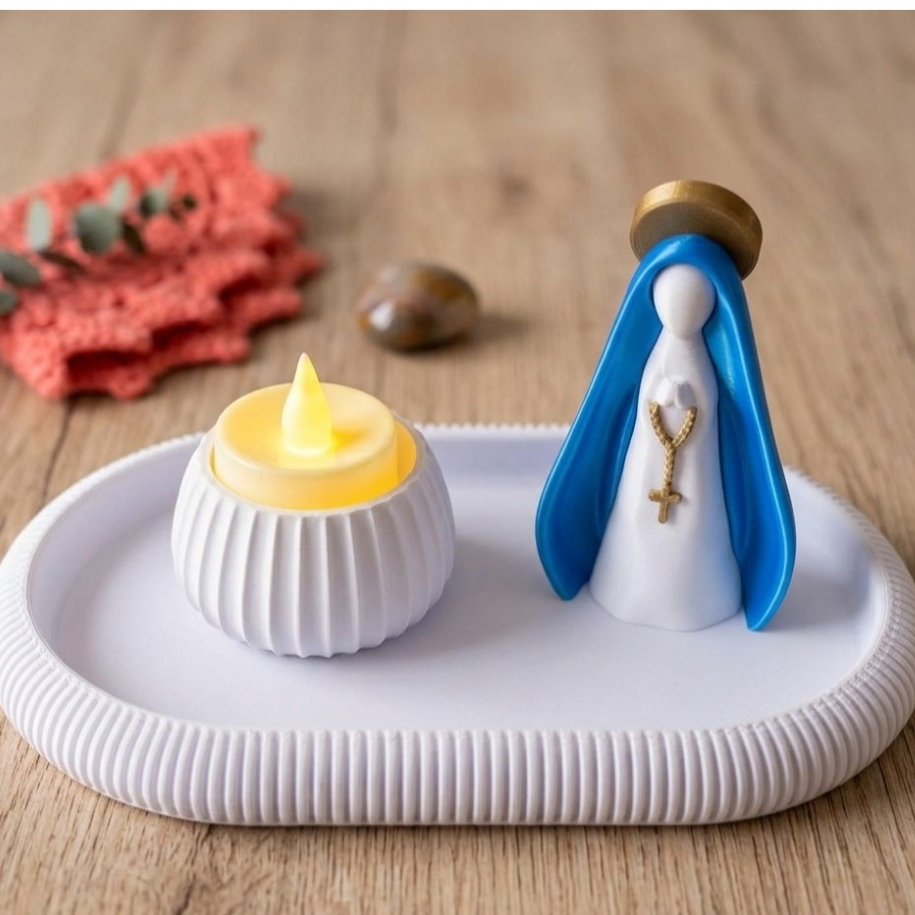 Nossa Senhora em Impressão 3D | Decoração Religiosa | Fé | Religião | Oração