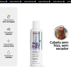 Shampoo de Limpeza Suave Antifrizz | Secar sem Frizz 250ml
