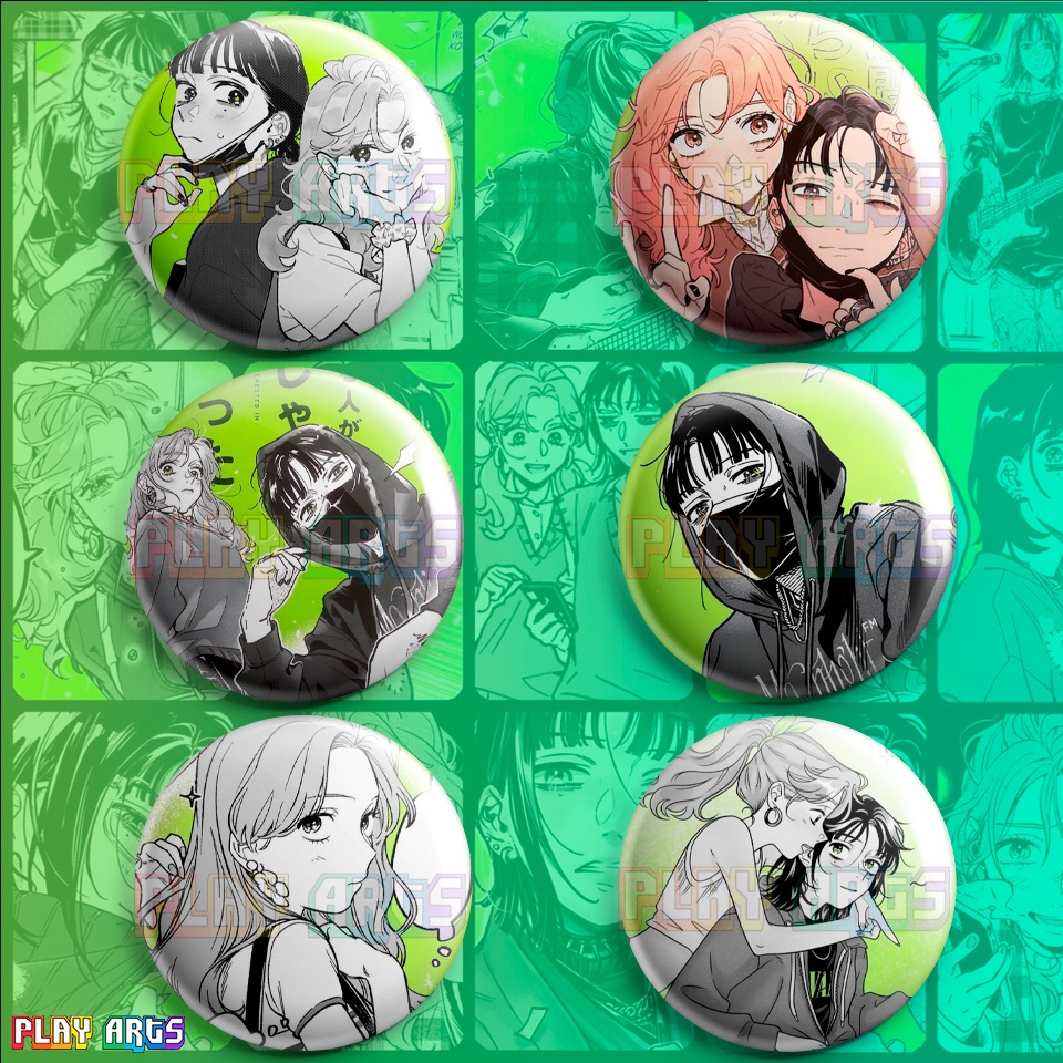 Bottons Broche Mangá Anime O cara que estou a fim não é um cara?! Personalizado