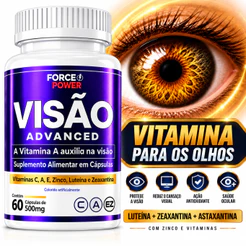 Luteína Zeaxantina Astaxantina ORIGINAL Saúde da Visão 60 Cápsulas - POTE PARA 30 DIAS USO