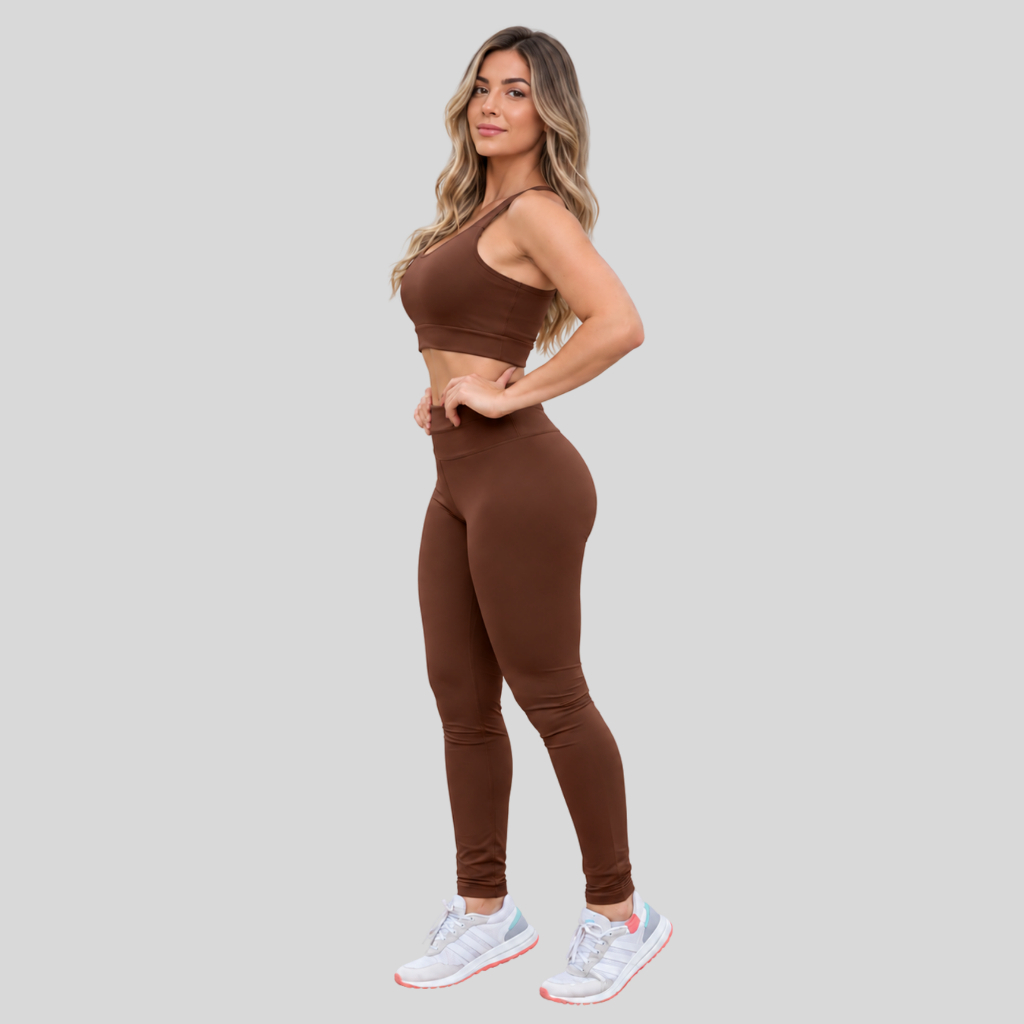 Legging Feminina Zero Transparencia Tecido Grosso e Macio De Cintura Alta Para Treino Academia E Dia A Dia