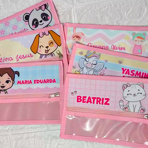 PORTA ESCOVA - BOLSINHA - ORGANIZADOR HIGIENE INFANTIL - COM NOME - anuncio 4