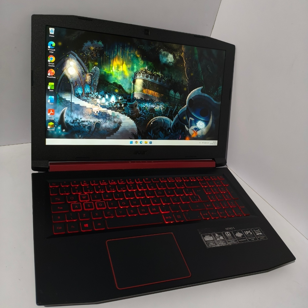 Notebook Acer Nitro 5, Core i5 7ª, GTX 1050, 16GB RAM, 256 SSD, 15.6P FHD IPS, Windows 11